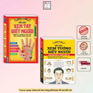 Sách - combo 2c Đồ giải xem tay biết người (bìa mềm) + Đồ giải xem tướng biết người (bìa mềm)