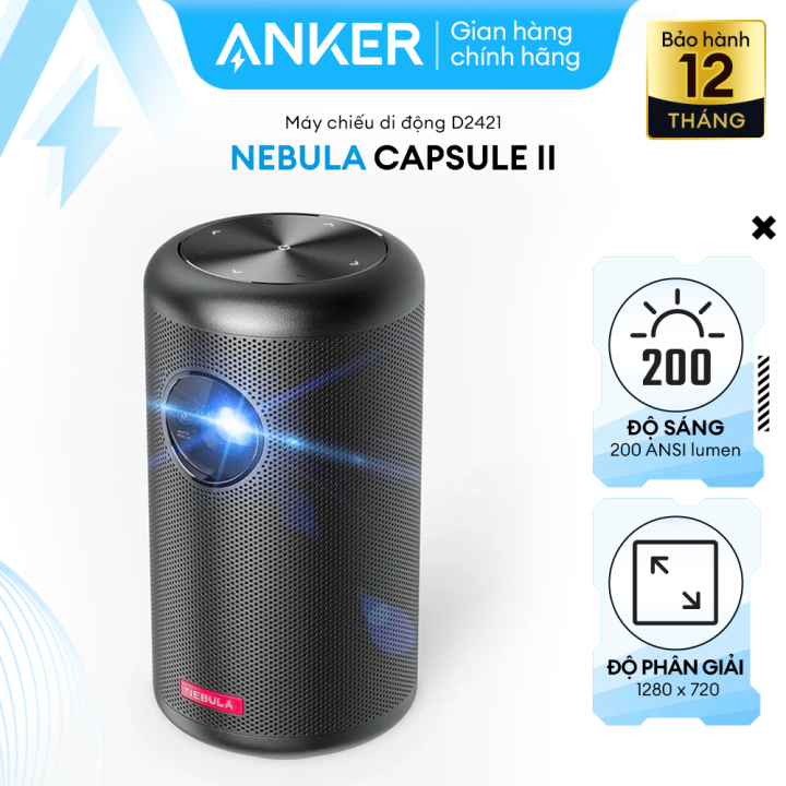 Máy chiếu di động NEBULA (by Anker) Capsule II - D2421 Máy Chiếu