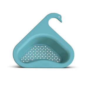 Kitchen Sink Drain Basket Sink hanging type dry and wet separation swan drain basket Sink Strainer Leftovers Hanging Sink