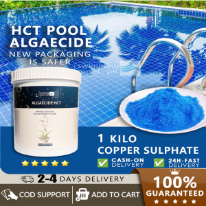 Pool Algaecide for Swimming Pool Powder Copper Sulfate Pentahydratae Anti HCT 1kg Factory supply safe packaging