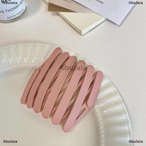 [COD] Abulaia Portable Folding Hair Band Women Morandi Color Non-Slip Headband Korean Face Wash Hairband Girls Hair Accessories