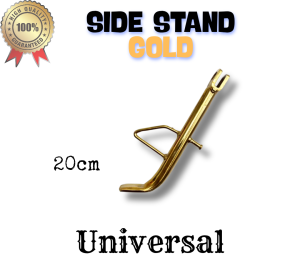 Honda BeAT Carb Motorcycle Parts Accessories Side Stand Gold 16cm 18cm 20cm Full Alloy w/ Bolts Universal