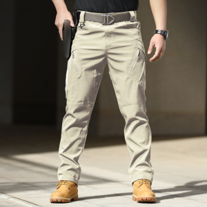 【ส่วนลดหลายชิ้น】IX9 กางเกงคาร์โก้แบบยืดหยุ่นแห้งเร็วกันน้ำสำหรับผู้ชาย กางเกงยุทธวิธีหลายกระเป๋า