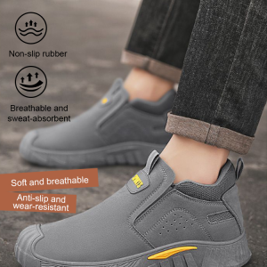 Mens Slip-On Soft-Soled Sports Shoes Spring New Breathable Sports Shoes