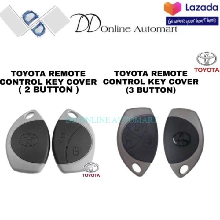 NEW TOYOTA Hilux Innova Car Alarm Remote Control Key Cover Cobra - 2 ...