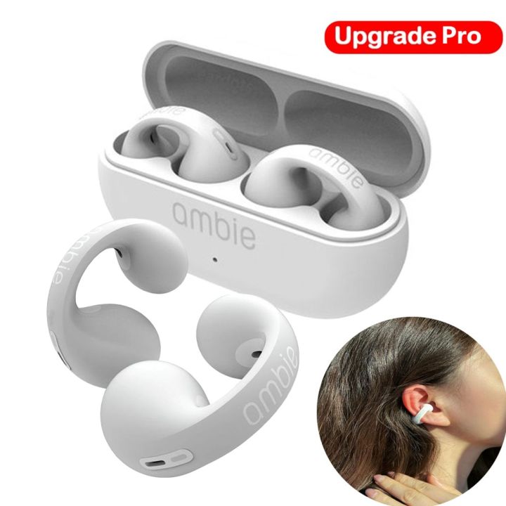 Ambie Upgrade Pro - Auriculares inalámbricos Bluetooth para todos los  dispositivos, Upgrade Plus para Ambie Sound Earcuffs 1:1, auriculares  inalámbricos Bluetooth auriculares : : Electrónica