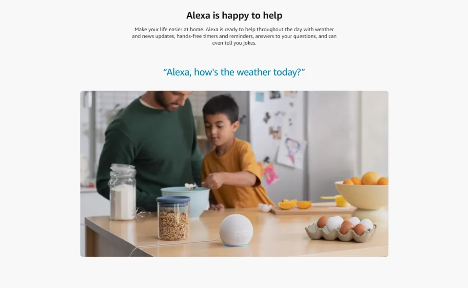 Echo Dot 5th Gen Smart Speaker With Clock & Alexa (Cloud