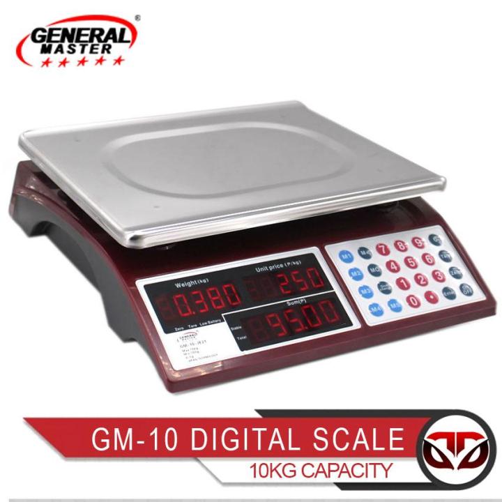 D D General Master Digital Scale 10kg GM 10 Lazada PH