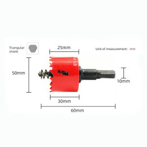 YOUHONG 40MM 50MM 60MM Hole Saw Drill Bit Besi Kayu Mata Bor Pelubang Pembuka Lubang Bimetal