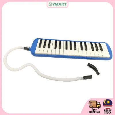 [Quality] 32 Piano Keys Melodica with Hard Cover Bag Melodion Melody Horn | Musical Education Instrument | Alat Muzik