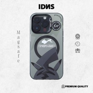 IDNS Hardcase Pikachu 01 Magsafe Case Iphone 11 12 13 Pro Max 14 Pro Max 15 Pro Max