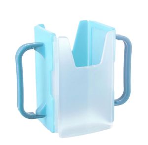 Baby Kids Juice Box Holder Anti-Squeeze Adjustable Milk Box Holder Portable Spill Proof Holder Toddler Cup Holder 饮料防挤压盒