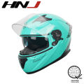 HNJ 983 Full face helmet for motorcycle dual visor women and men original helmets With ICC. 