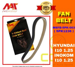MEAUSU AIR-COND FAN BELT HYUNDAI I10 1.25L INOKOM I10 1.25L ( MSFB-5PK-003 / 5PK1236 ) TALI KIPAS
