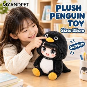 Arknights Gugugaga Penguin Plush Toy Soft Stuffed Doll With Sound Collectible Gift For Kids Adult Fans Home Decor Photo Props