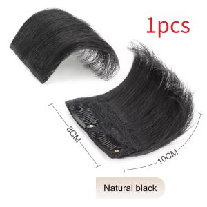 1pcs Invisible Thick Clip In Human Hair Extensions Seamless Weft Tape Clip Hair Extension Lining of Hair Top Side Cover