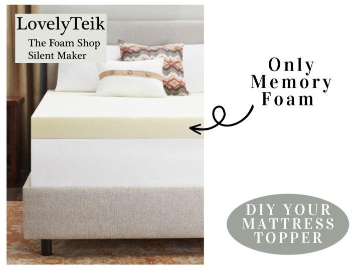 Pure Memory Foam Mattress Upgrade/Memory Foam Topper/Memory Foam Tilam