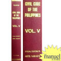 Tolentino Vol. 5 (1992)  - Special Contracts - Commentaries and Jurisprudence on the Civil Code. 