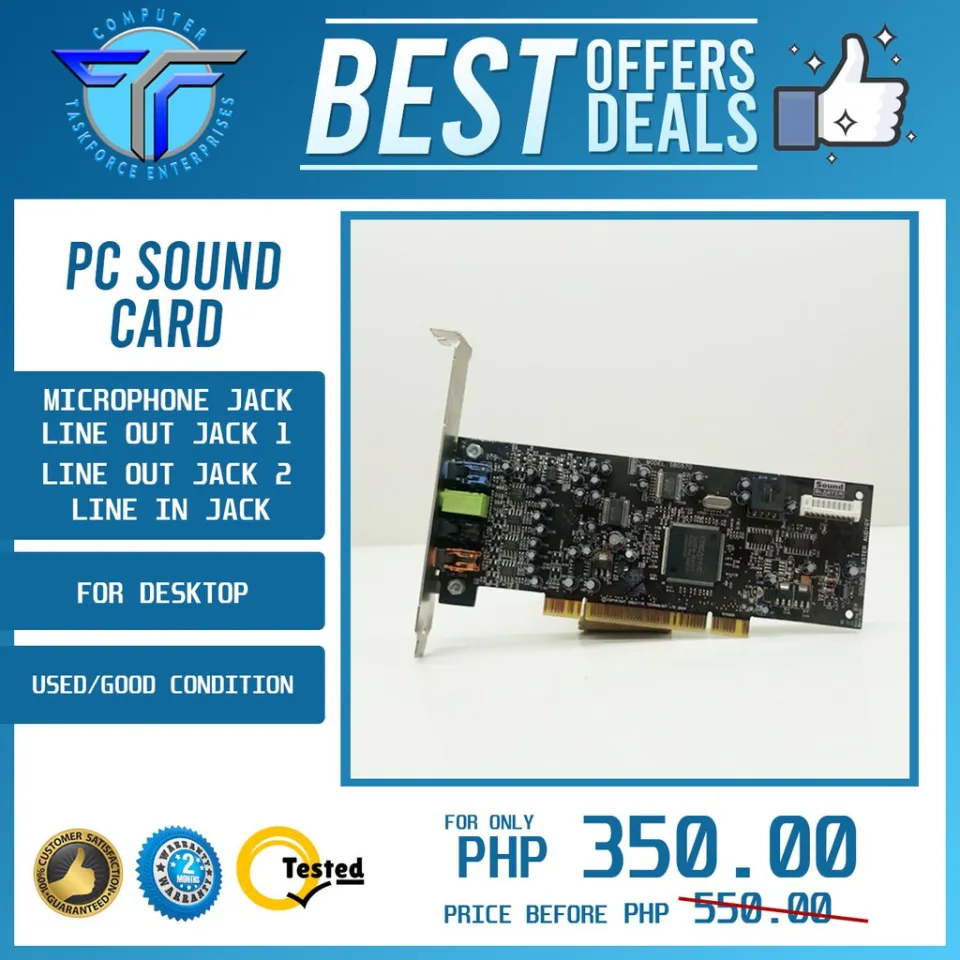 Audigy SE 7.1 Channels Sound Blaster/Soundcard | Lazada PH