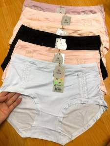 5 quần lót nữ  cotton  lưng cao mền mátsezi 50kg-65kg [8810]
