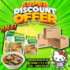 *1BOX Knorr Sinigang sa Sampalok Mix 22g(PACK OF12)x 12 = 144pcs With Gabi Made With Real Tamarind