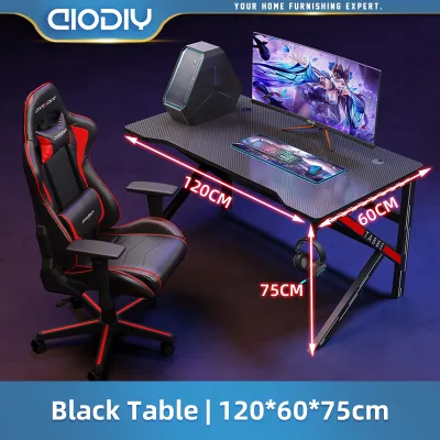 AIODIY Brand new office table computer table study desk computer desk home office desk laptop desk computer desk desktop desk 1.6cm thick solid wood waterproof corrosion-resistant wear-resistant computer table