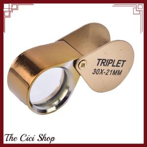 [The Cici Shop] 30x 30x21mm Magnifier Jewelers Eye Tool Jewellery Folding Loupe