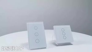(HD1)Tuya Smart WiFi Wall Touch Switch for US LED Works with Smart Life App & Voice Control Suis Sentuh Dinding WiFi Pintar Tuya untuk LED AS Berfungsi dengan Aplikasi Smart Life & Kawalan Suara