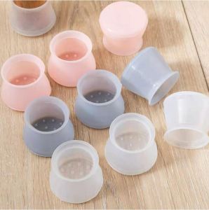 Silicone Table Chair Foot Cover Anti-Slip Silent Thickened Chair Protective Cover Getah Sarung Kaki Kerusi Meja