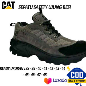 SEPATU SAFETY CAT UKURAN BESAR BIG SIZE DAN NORMALJUMBO 38 39 40 41 42 43 44 45 46 47 48 49 50 (TERMURAH) BISA BAYAR DI TEMPAT!!!