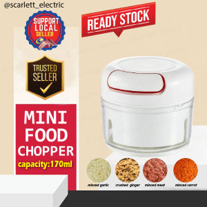 Mini Garlic Crusher Manual Pull String Grater Onion Chopper Chili Shredder / Pencincang Makanan