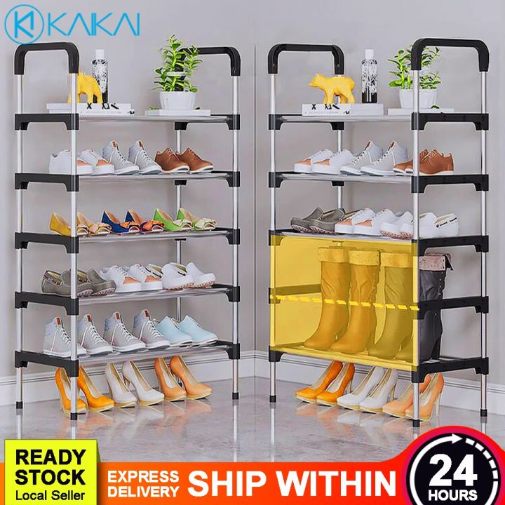 🔥 DURABLE 🔥 Multilayer Shoes Rack Space Saving Sandal Slipper Shoe