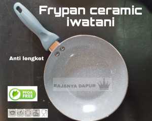 Frypan iwatani ceramic coating- frypan ceramic iwatani - wajan ceramic iwatani - dadaran ceramik iwatani