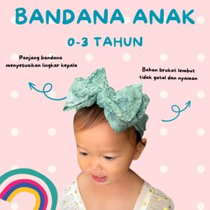BANDANA PITA BRUKAT ANAK BAYI PEREMPUAN LUCU