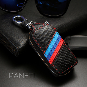 Dompet STNK Kunci Mobil Motor Carbon Fiber Pattern PANETI