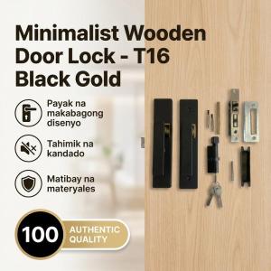 Door Lock Door Knobs For Main Door Set Door Knob For Bedroom Double Lock Door Black Antique Space Aluminum Door Locks Continental Bedroom Minimalist Interior wood Door Handle Lock