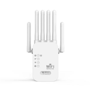 Tommjerry WiFi Repeater Penguat Sinyal Wifi 1200Mbps Wireless WiFi Signal Range Extender Signal Booster