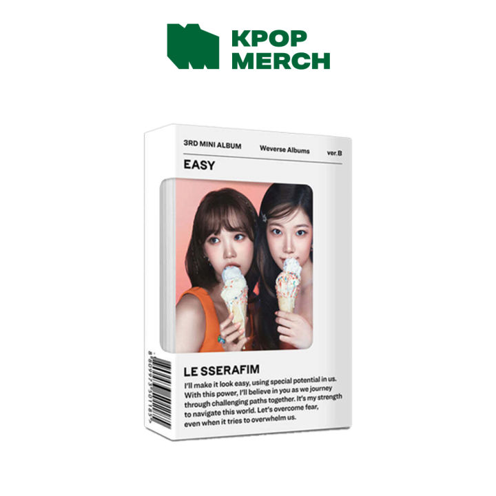 LE SSERAFIM - 3rd Mini Album [ EASY ] Weverse Album Ver. | Lazada.co.th