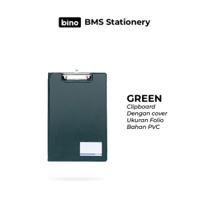 [BMS Stationery] Papan Jalan Bantex Clipboard Dengan Cover | Ukuran Folio | 4211