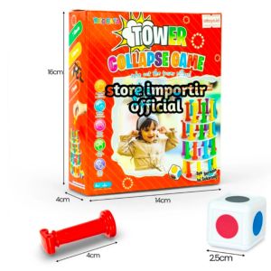 Mainan Tower Collapse Game YG 8 Mainan Motorik Anak Istana Pillars Dadu | Mainan Edukasi Anak Tower Collapse Mainan Anak Family Game Tower Collapse | Mainan Anak Bongkar Pasang Murah Terbaru