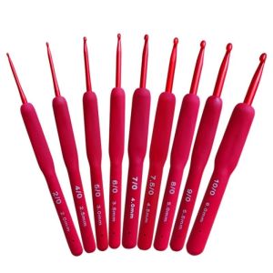Bộ 9 kim móc len kim đan len-êm tay bền đẹp phù hợp mọi dự án đan móc