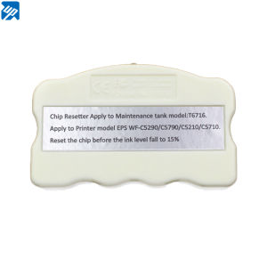 T6716 maintenance tank chip resetter for Epson WF-C5210 c5290 c5710 c5790 printer