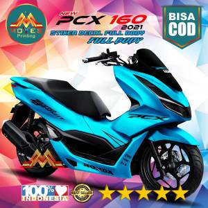 Terbaru decal sticker variasi Honda PCX 160 full body - Stiker New Pcx 160 Polosan Stiker New Pcx 160