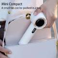 Rechargeable Mini Fan Portable Handheld Mini Fan Strong Cooling Effect. 