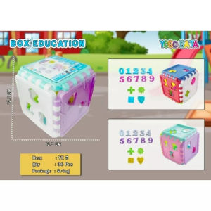 Mainan Box Puzzle Education - Sorting Puzzle - Puzzle Kubus - Sorting Bentuk