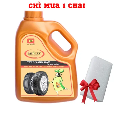 Dung Dịch Đánh Bóng Vỏ Xe Đánh Bóng Lốp Xe Polish Wax Pallas 1.5 Lít Tặng Mút