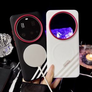 For Xiaomi Mi 17 Ultra Case Fashion PU Leather slash Magnetic MagSafe Protective Back Cover For Xiaomi Mi 17 15 14 Ultra Shell