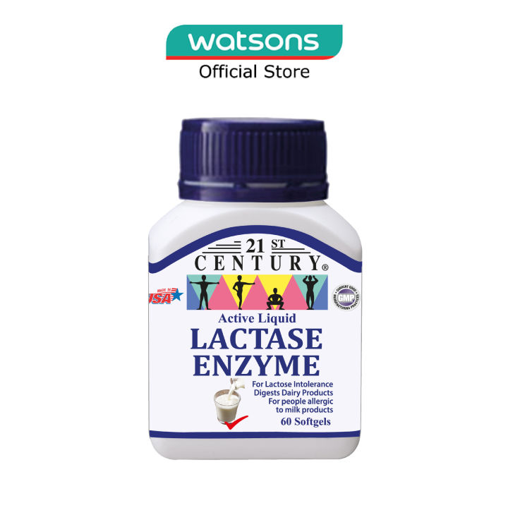 21ST CENTURY Active Liquid Lactase Enzyme (For Lactose Intolerance ...