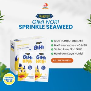 Grandville Gimi Nori Rumput Laut Original Tabur Crunchy Floss Single Pack