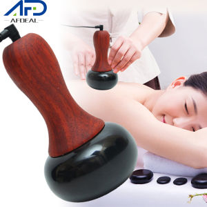 Afdeal Hot Stone Electric Gua Sha Cupping Scraping Massager Bian Stone Moxibustion Apparatus Hot Compress Scraping Back Heating Massage Relax Muscles Skin Lift Spa Massager With Heat - Lazada